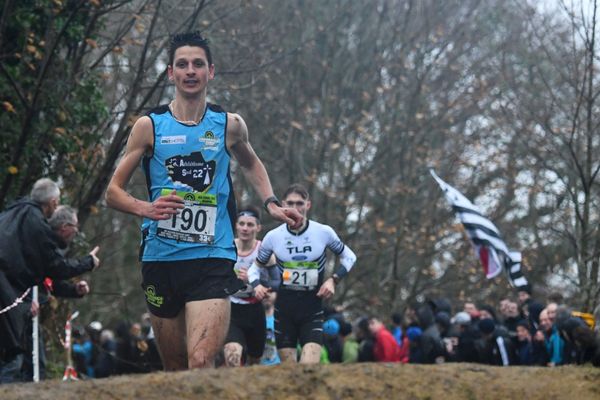 Benoit Fanouillère champion de Bretagne du cross long le 26 janvier à Quimper