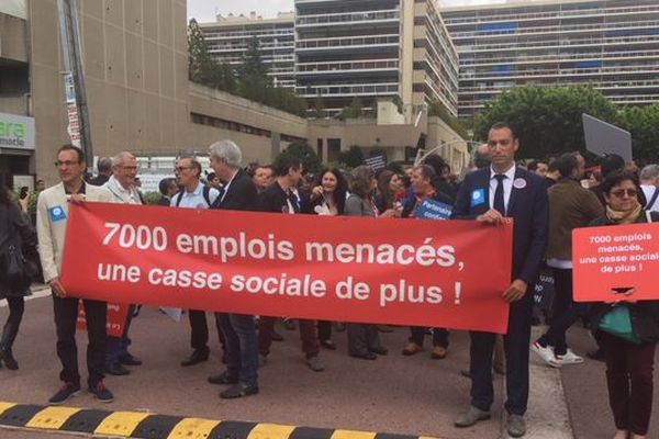 A Marseille, près de 400 commissaires aux comptes dans la rue.