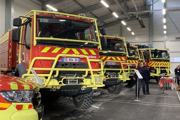 Les nouveaux véhicules des sapeurs-pompiers de Côte-d'Or sont pensés pour le combat contre les feux de forêt.