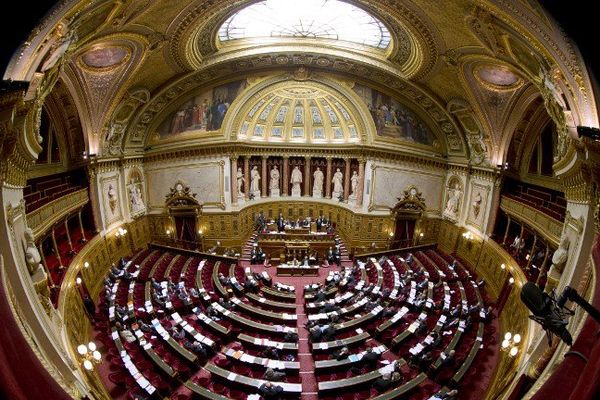 Le Palais du Luxembourg, siège du Sénat.