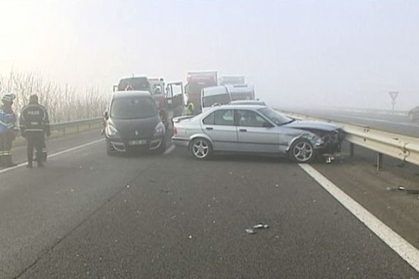 Le carambolage de la RN 141 à hauteur de la sortie des Rassats (16)