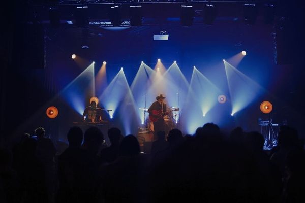 Le bluesman à la voix hors du commun Robert Finley, lors de son passage aux trans musicales de rennes - 6/12/2018