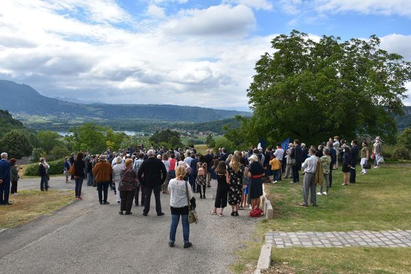 La commémoration de la Rafle du 16 juillet 1942 est un des temps forts de la saison à Izieu (Ain)