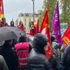 Les syndicats CGT, Solidaires et FSU appelaient le 1ᵉʳ octobre 2024 à la grève, ici à Nantes