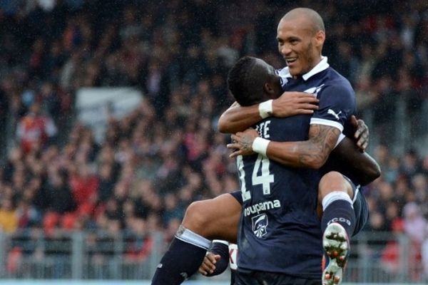 Gouffran félicite Diabate auteur de l'égalisation contre Brest