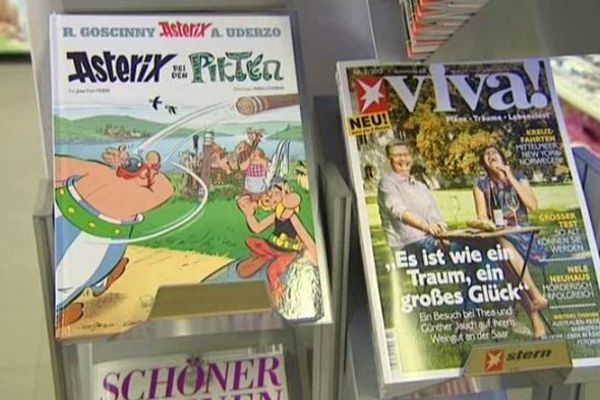 L'album Astérix, en version allemande