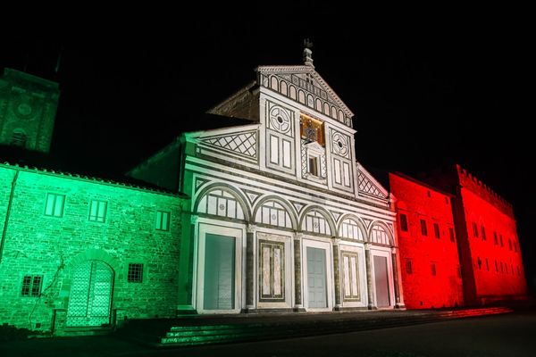 La basilique de Florence à l'heure du confinement 