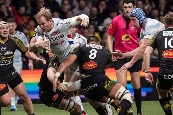 Les joueurs de La Rochelle se sont faits étrillés par ceux du Racing 92 et ont perdu à l'extérieur 49 à 0.