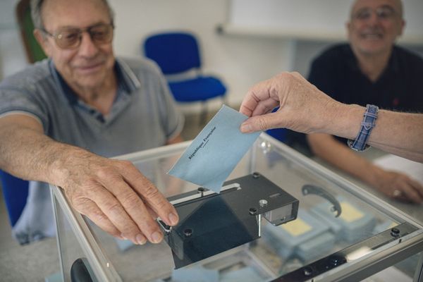 Lors du premier tour des élections législatives anticipées, le 30 juin 2024