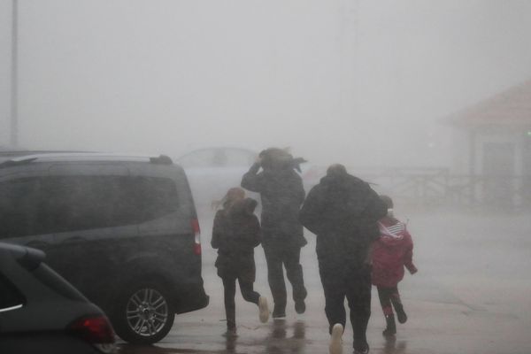 Le 1er janvier 2018, passage de la tempête Carmen à Lacanau Océan 