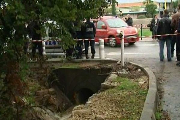 A cause des inondations deux étudiants ont disparu à Toulon, le 26 octobre, dans ce canal de 800 mètres de long