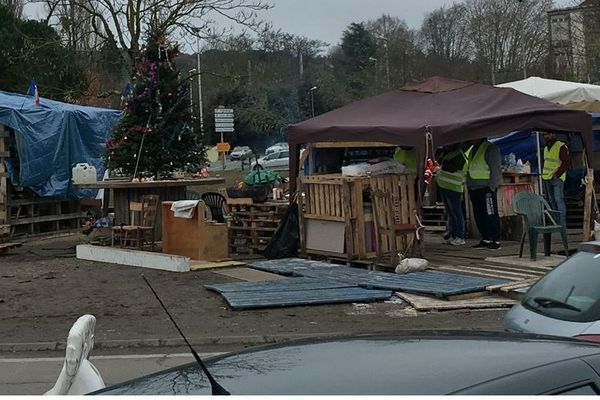 Les Gilets jaunes mobilisés ce jeudi 13 décembre 2018 à Angoulême.