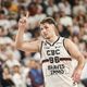 Yanik Blanc, meneur du Caen Basket Calvados, veut ramener le club en Pro B.