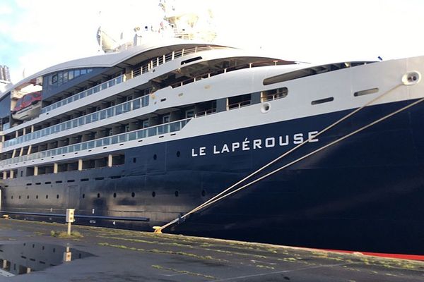 Pour sa première croisière, le Lapérouse fait escale à Caen