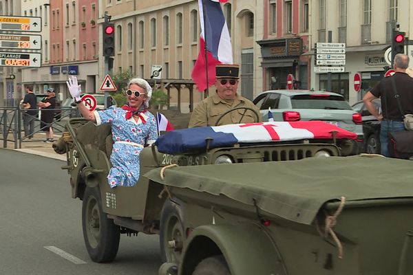 La colonne de la libération a défilé dans Mâcon cette matinée du 4 septembre, marquant jour pour jour les 80 ans de la libération de la ville