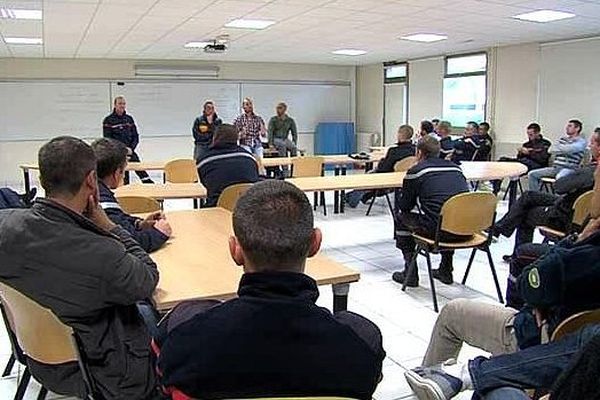 Les pompiers du Calvados réunis en AG, lundi 6 octobre 2014