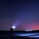 Un ciel incroyable avec une aurore boréale à Bouverans, le 2 janvier 2025.