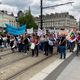 Parents et enseignants du collège de la Durantière de Nantes en tête de cortège ce samedi 25 mai