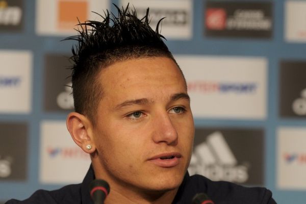 Florian Thauvin en conférence de presse à Marseille cette semaine