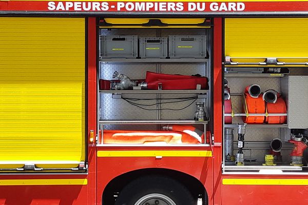 Illustration sapeurs-pompiers du Gard.