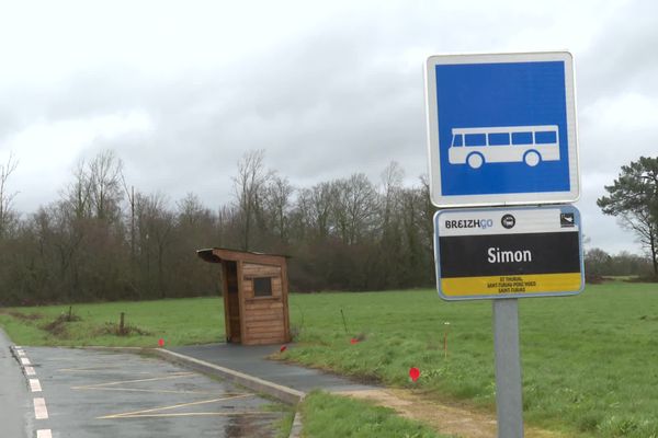 Le lieu dit Simon à Saint-Thurial (Ille-et-Vilaine) où un jeune homme a été battu à mort dimanche 25 février 2024 par deux automobilistes.