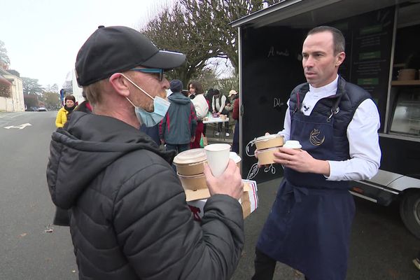 Christophe Hay a élaboré un repas gastronomique pour les Restos du Cœur de Blois