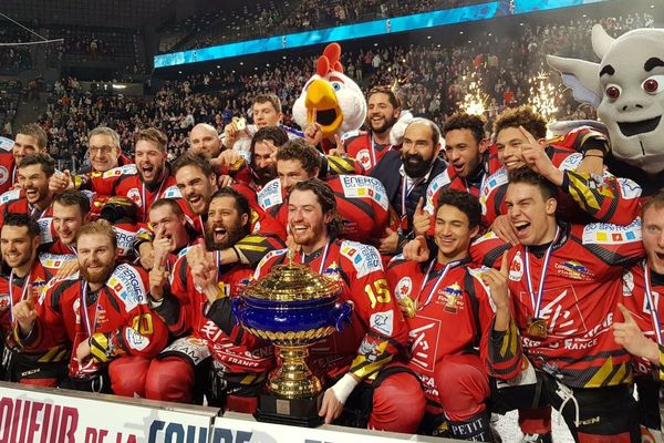 Dimanche 17 février 2019, les hockeyeurs amiénois se sont imposés 3 à 2 face aux Lyonnais sur la glace de l'AccorHotels Arena.