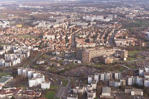 Le quartier de Hautepierre a été construit dans les années 70 sur le principe de "mailles" qui devaient préserver une certaine qualité de vie