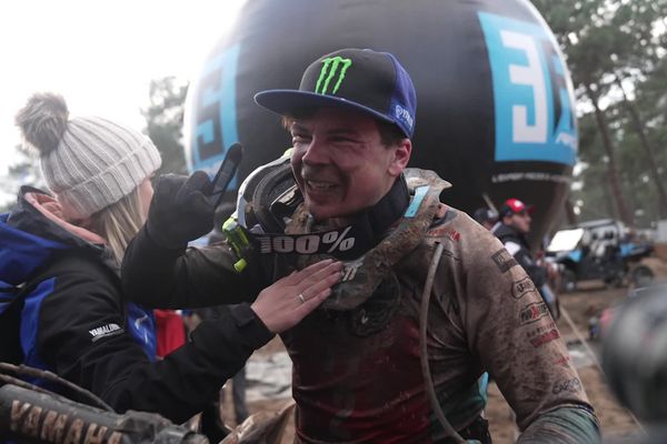 Todd Kellett a d'ores et déjà gagné le championnat de France de courses sur sable avant la dernière épreuve : l'Enduropale du Touquet.