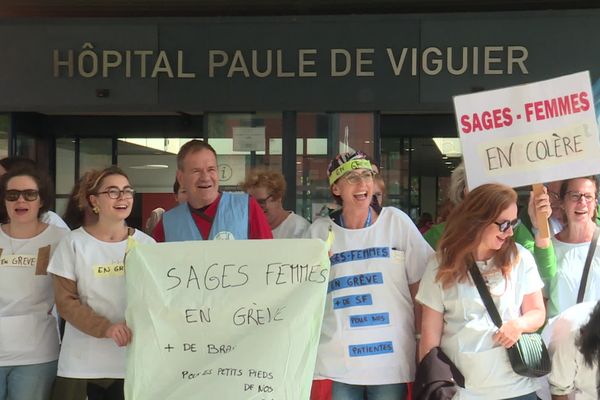 Tout en assurant la continuité de la prise en charge des patientes, les sages-femmes de l'hôpital Paule Viguier du CHU de Toulouse avaient entamé une grève illimité le 23 septembre 2024.