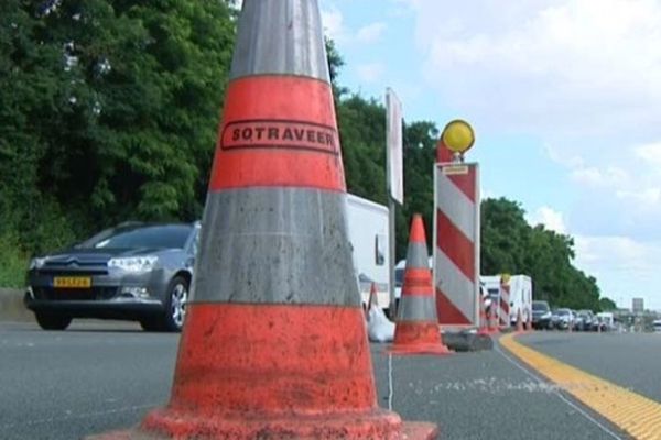 Les travaux sur l'autoroute A1, entre Carvin et Dourges, dureront jusqu'au 23 août.