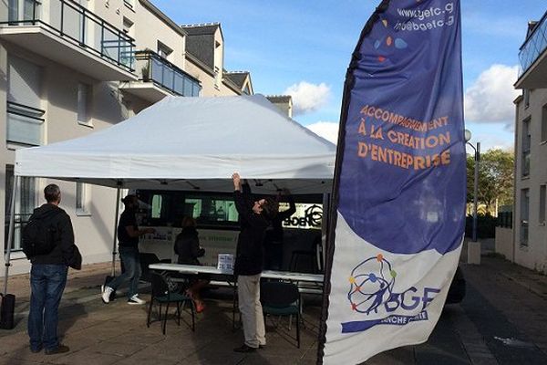 Le bus de la création d’entreprise se trouve actuellement dans le Loiret. 