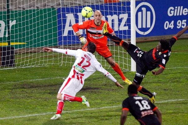 Stade François Coty, Ajaccio, le 9 mars