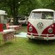 Le "Combi" Volkswagen fait bien évidement partie des stars incontournables du retrocamping.