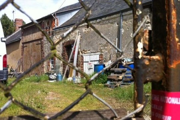 La maison à Dancy où le corps de la septuagénaire a été enterré. 