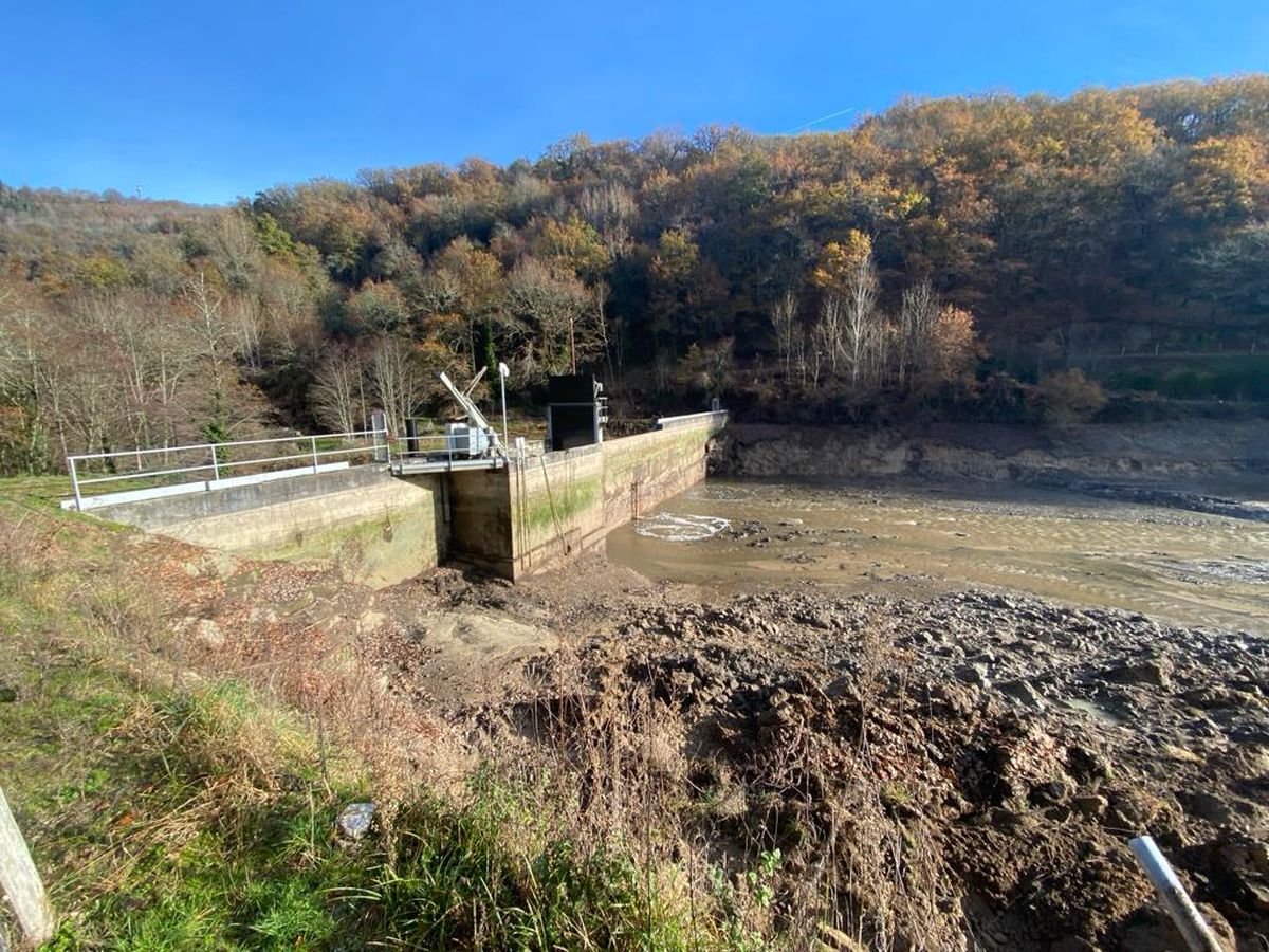 fissure du barrage