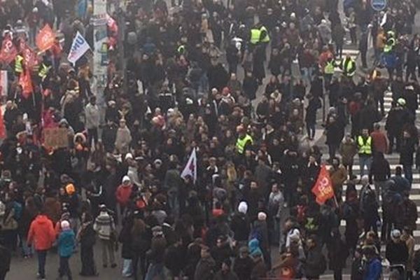 La manifestation lyonnaise du 5 décembre 2019 contre la réforme des retraites