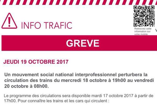 Le programme de circulation devrait être disponible ce mardi 17 octobre dans l'après-midi.