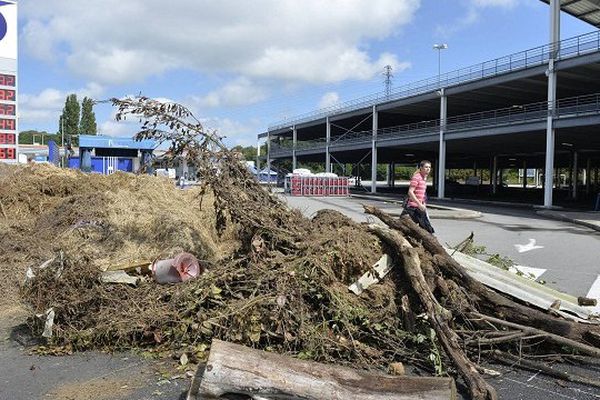 Les agriculteurs ont déjà bloqué des centres commerciaux