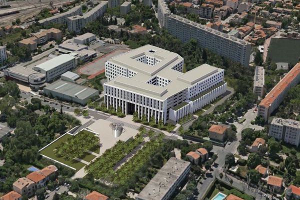 La nouvelle version du projet d'hôpital privé, au coeur de quartier de St Barnabé