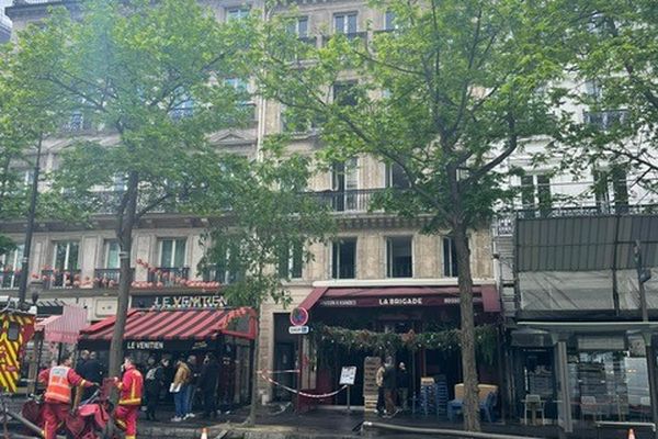 L'incendie s'est produit au 7 étage d'un immeuble 17, boulevard des Italiens dans le 2e arrondissement de Paris.