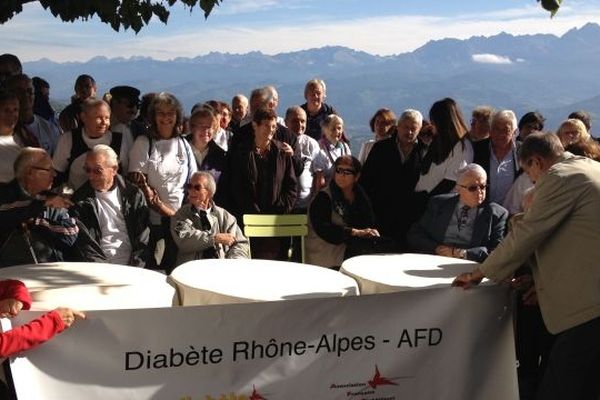 Les diabétiques de Rhône-Alpes au Pèr'Gras