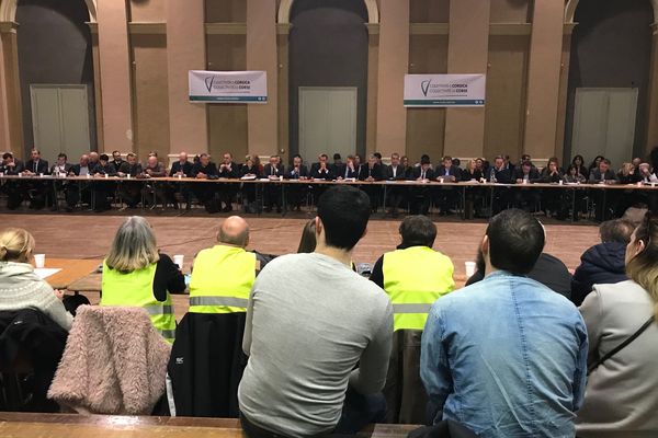 Grande première pour la Conférence sociale à Bastia, lundi 14 janvier 2019.