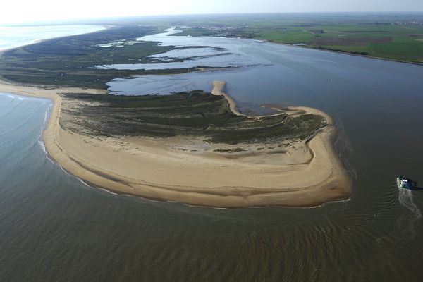 La Pointe d'Arçay, vue du ciel. Archives.