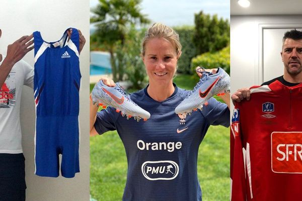 Parmi les sportifs qui proposent un souvenir à la vente aux enchères en aide aux HCL de Lyon, Stéphane Diagana, Amandine Henry et Grégory Coupet