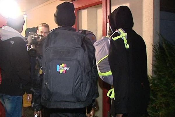 Les premiers migrants en provenance de la "jungle de Calais" sont arrivés ce lundi soir à Blois (Loir-et-Cher)