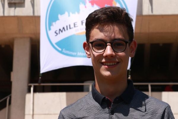 Thomas Le Guilloux au sommet "SMILE for Future" à Lausanne en août 2019