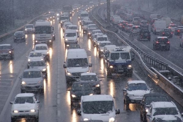 La rocade toulousaine ce mercredi matin