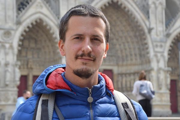 Yann Messence est parti pour un tour de France des cathédrales.