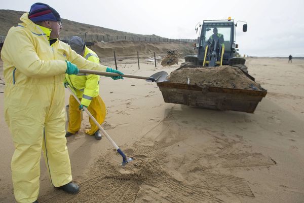 La pollution a touché le littoral de la Bretagne à la Vendée